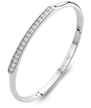 Bransoletka damska BROSWAY ITALY With You - sztywna z cyrkoniami BWY56.jpg