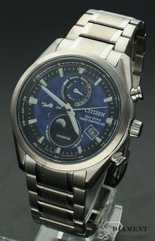 Zegarek męski Citizen Radio Controlled Tsuki-yomi Moonphase Eco-Drive BY1010-81L (4).jpg