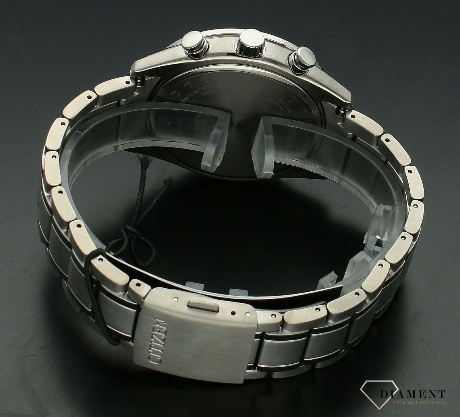 Zegarek męski Citizen Radio Controlled Tsuki-yomi Moonphase Eco-Drive BY1010-81L. Zegarek męski Citizen. Męski zegarek Eco-Drive solarny. Zegarek męski tytanowy Citizen. Zegarek męski z fazami księżyca Citize.jpg