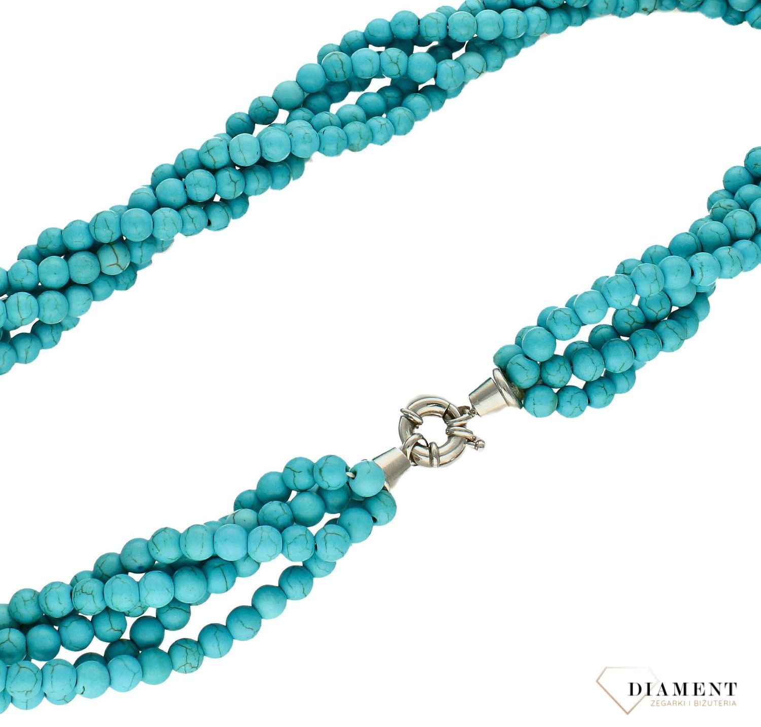 Naszyjnik damski kamienie naturalne Jadeit  CCNICL0100. Modny naszyjnik z kamieniami naturalnymi jadeit. Naszyjniki z kamieniami naturalnymi od lat zachwycają elegancją i ponadczasowym pięknem. Drobne koraliki kamieni natura.jpg