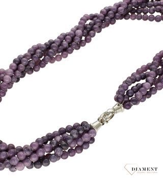 Naszyjnik damski kamienie naturalne Jadeit CCNIZ0100. Modny naszyjnik z kamieniami naturalnymi jadeit. Naszyjniki z kamieniami naturalnymi od lat zachwycają elegancją i ponadczasowym pięknem. Drobne koraliki kamieni naturaln.jpg