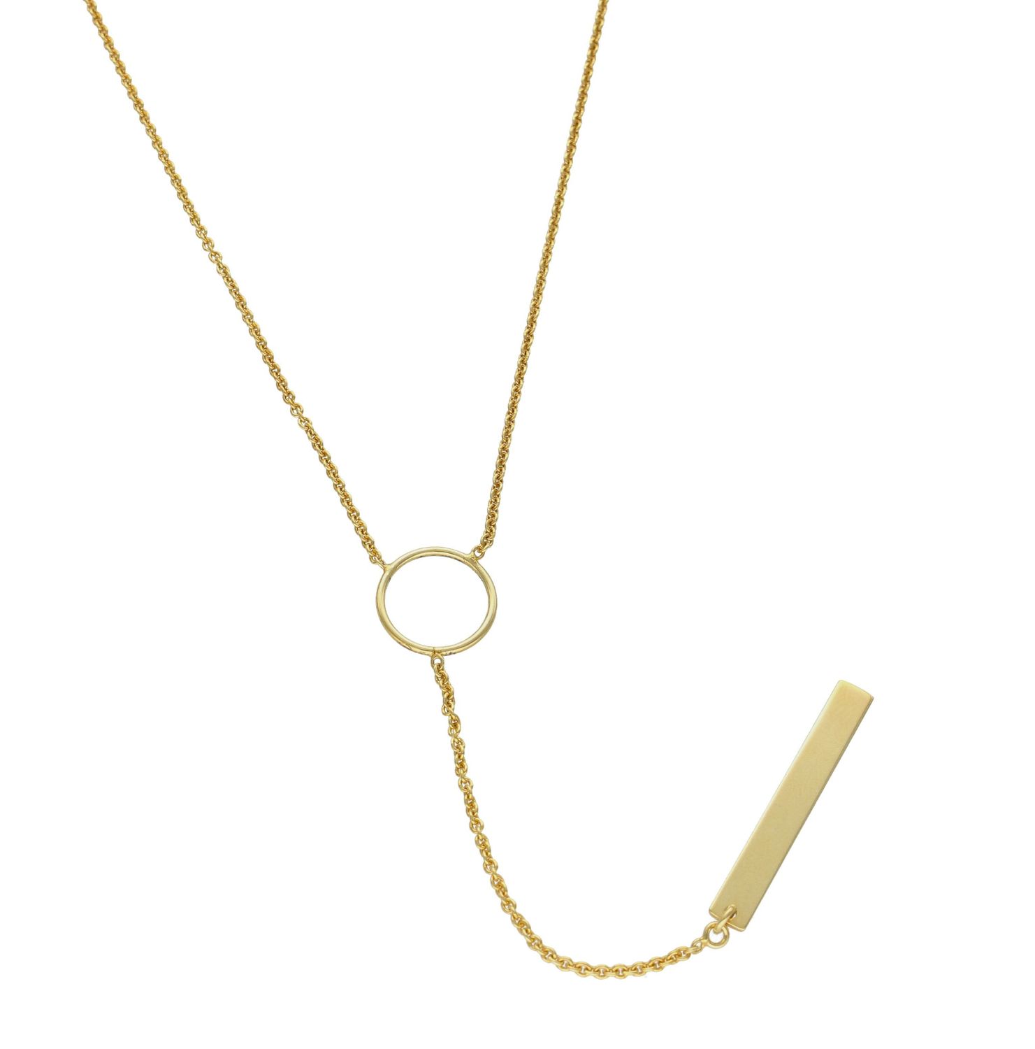 Srebrny naszyjnik celebrytka na prezent pozłacana. Naszyjnik został wykonany ze srebra próko.jpg