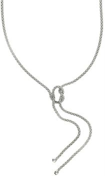 Stylowy srebrny naszyjnik krawatka z regulowaną długością 47 + 6 cm. Próba 925, waga 4,50 g. Elegancka biżuteria dla kobiet z klasą.2.jpg
