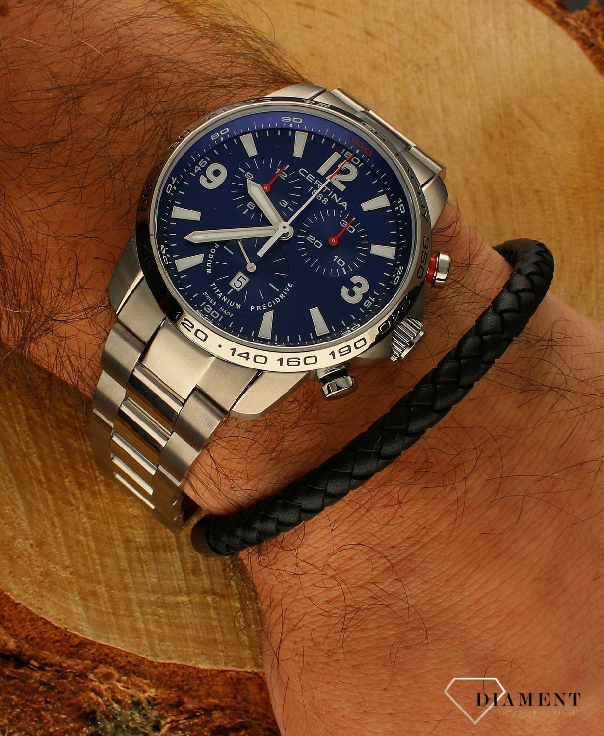 Męski zegarek Certina Tytanowy Ds Podium C001.647.44.047.00 Precidrive.webp