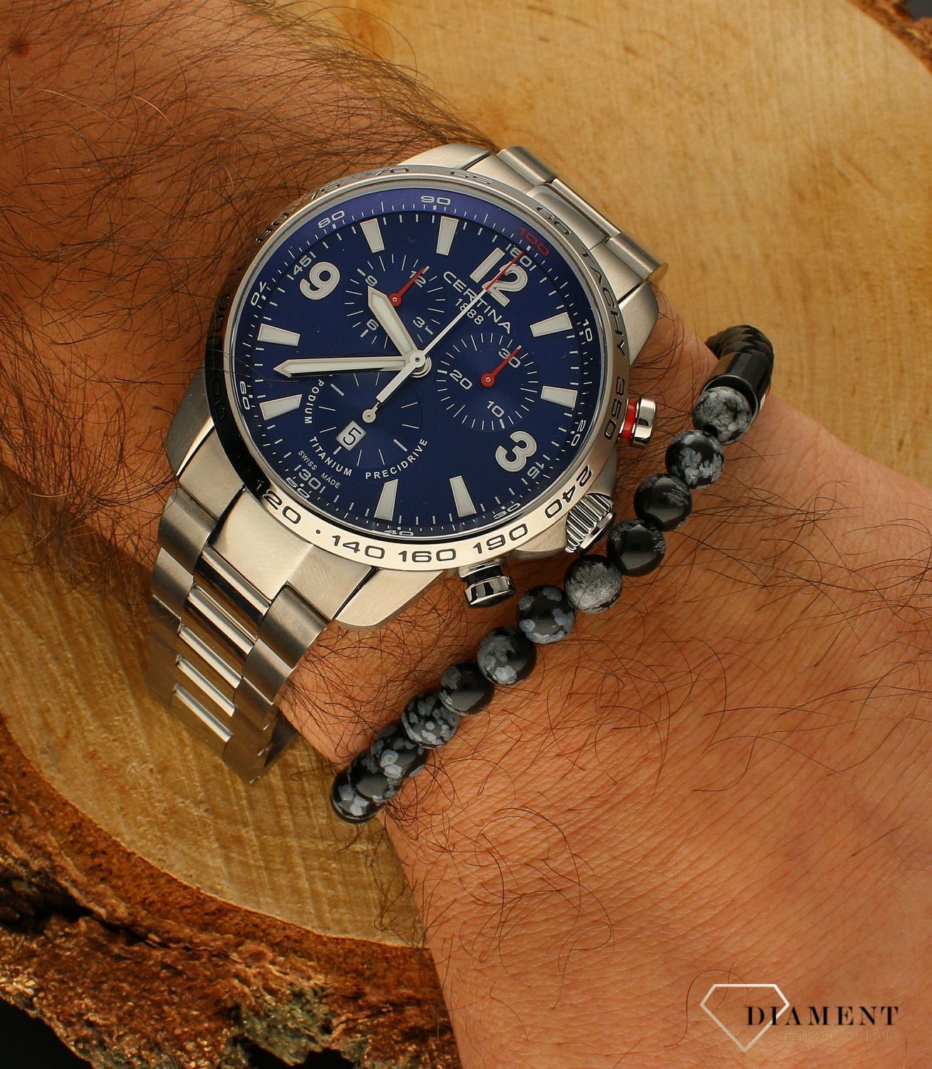 Męski zegarek Certina Tytanowy Ds Podium C001.647.44.047.00 Precidrive.webp