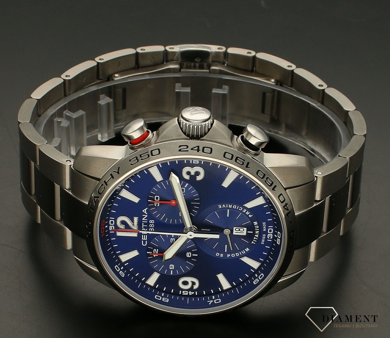 Męski zegarek Certina Tytanowy Ds Podium C001.647.44.047.00 Precidrive.webp