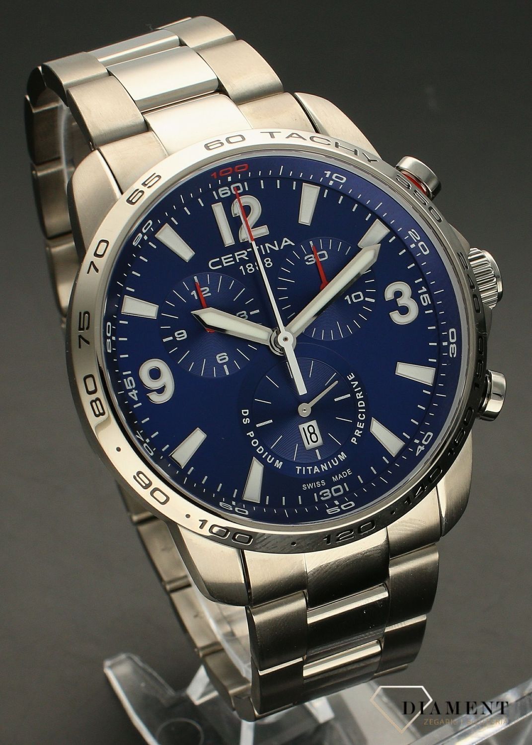 Męski zegarek Certina Tytanowy Ds Podium C001.647.44.047.00 Precidrive.webp