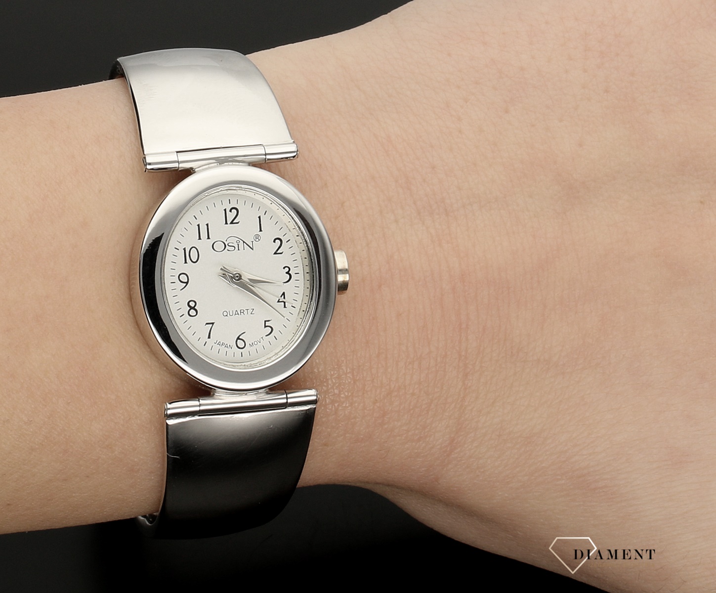 Damski zegarek srebrny marki OSIN C0020 (1).jpg