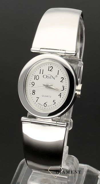 Damski zegarek srebrny marki OSIN C0020 (2).jpg