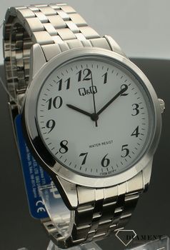 Zegarek męski QQ na bransolecie C00A-001P. Męski zegarek na bransolecie. Zegarek męski na srebrnej bransolecie. Zegarek na bransolecie idealny na prezent dla mężczyzny (3).jpg
