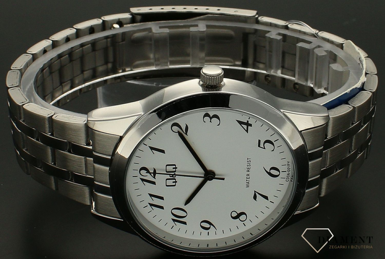 Zegarek męski QQ na bransolecie C00A-001P.jpg