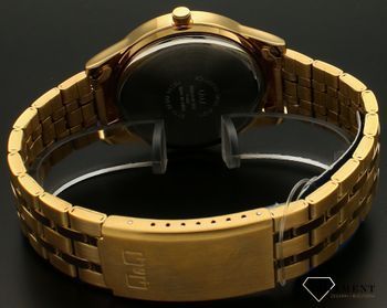 Zegarek męski QQ na złotej bransolecie C00A-002P. Męski zegarek na bransolecie. Zegarek męski na złotej bransolecie. Zegarek na złotej bransolecie idealny na prezent dla mężczyzny (5).jpg