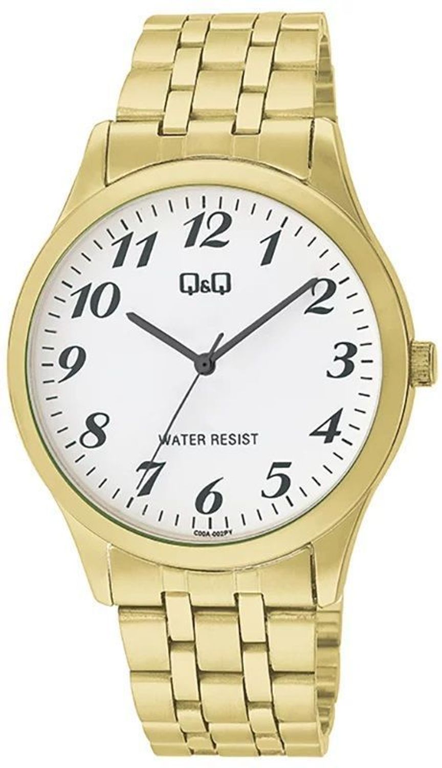 Zegarek męski QQ na złotej bransolecie C00A-002P.jpg