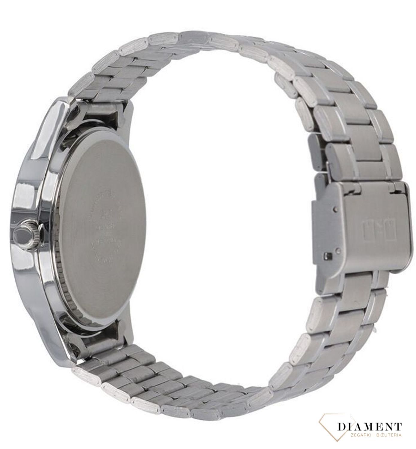 Zegarek męski QQ na bransolecie biała tarcz z cyframi C00A-004P. Klasyczny męski zegarek na prezent. Tani męski zegarek. Wyraźny męski zegarek na bransolecie. Zegarek dla seniora. Zegarek dla starszej osoby na branso.jpg