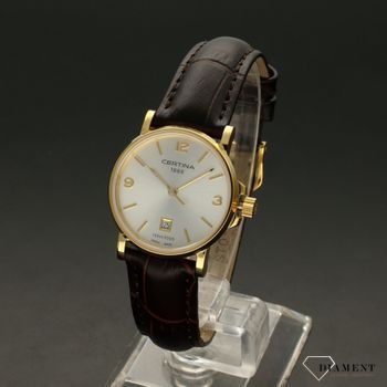 Zegarek damski klasyczny na pasku z szafirowym szkłem Certina  Caimano C017.210.36.037 (2).jpg
