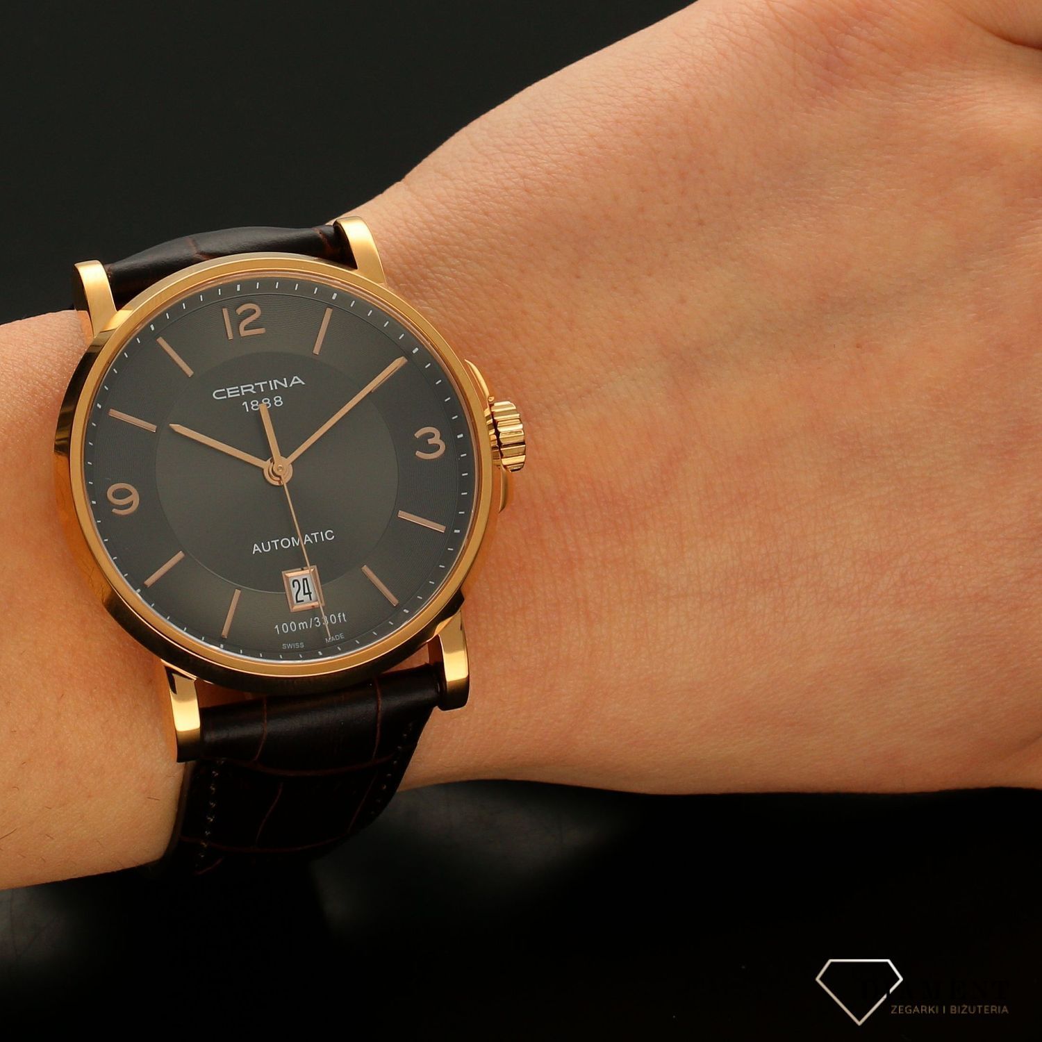 Męski zegarek Certina Ds Caimano Automatic C017.407.36.087 (2).jpg