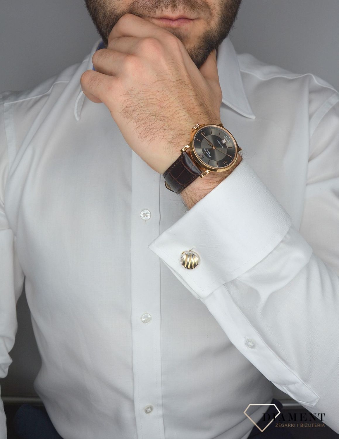 Męski zegarek Certina Ds Caimano Automatic C017.407.36.087 (2).jpg