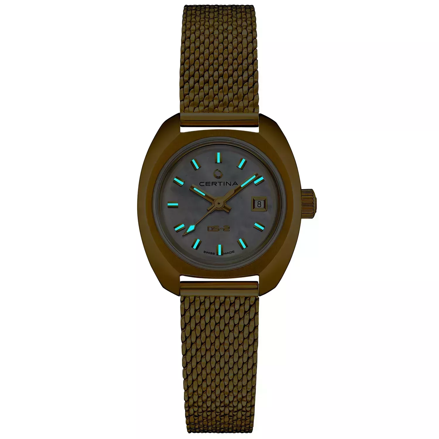 Zegarek damski złoty na bransolecie Certina DS-2 Lady C024.207.33.111 (1).webp