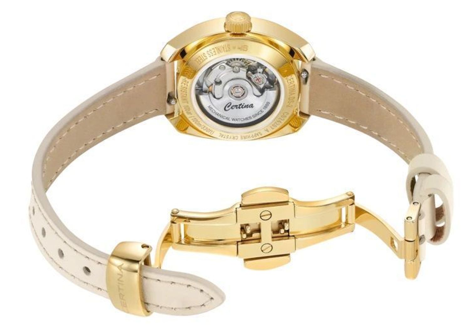 Zegarek damski Certina DS-2 Lady C024.207.36.111.00. Zegarek damski Certina. Damski zegarek z masą perłową. Damski zegarek elegancki na pasku. Zegarek damski szwajcarski. Zegarek damski Certina na pasku idealny na prezent (4).jpg