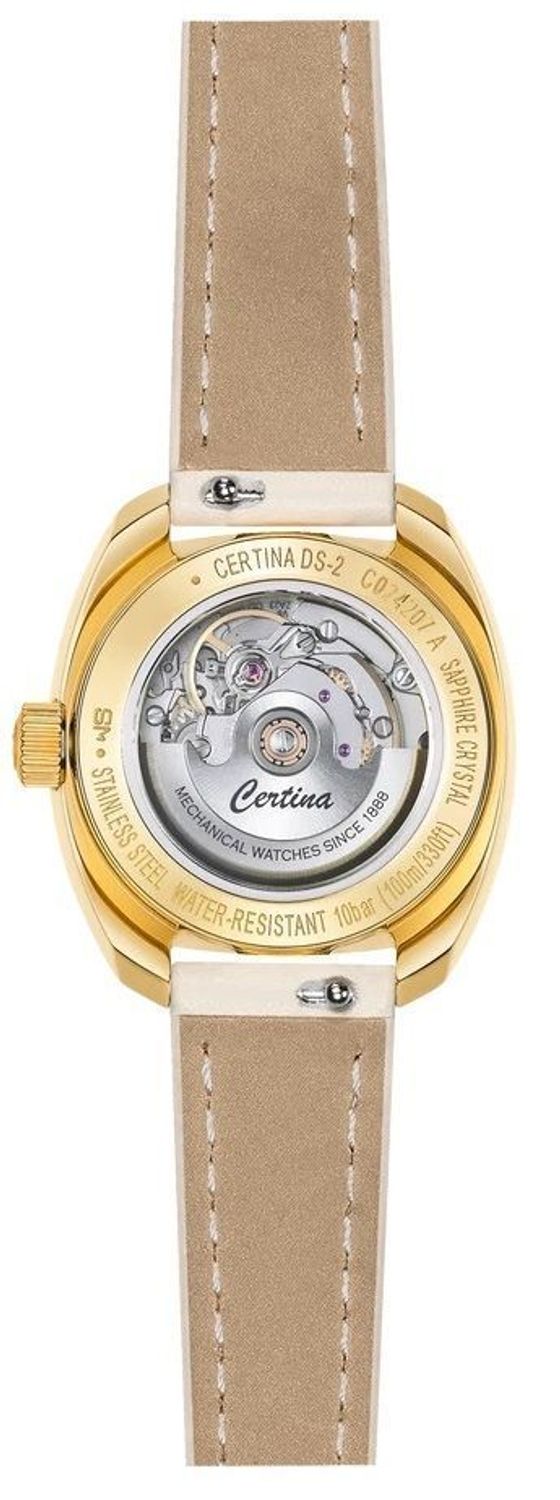 Zegarek damski Certina DS-2 Lady C024.207.36.111.00. Zegarek damski Certina. Damski zegarek z masą perłową. Damski zegarek elegancki na pasku. Zegarek damski szwajcarski. Zegarek damski Certina na pasku idealny na prezent (4).jpg