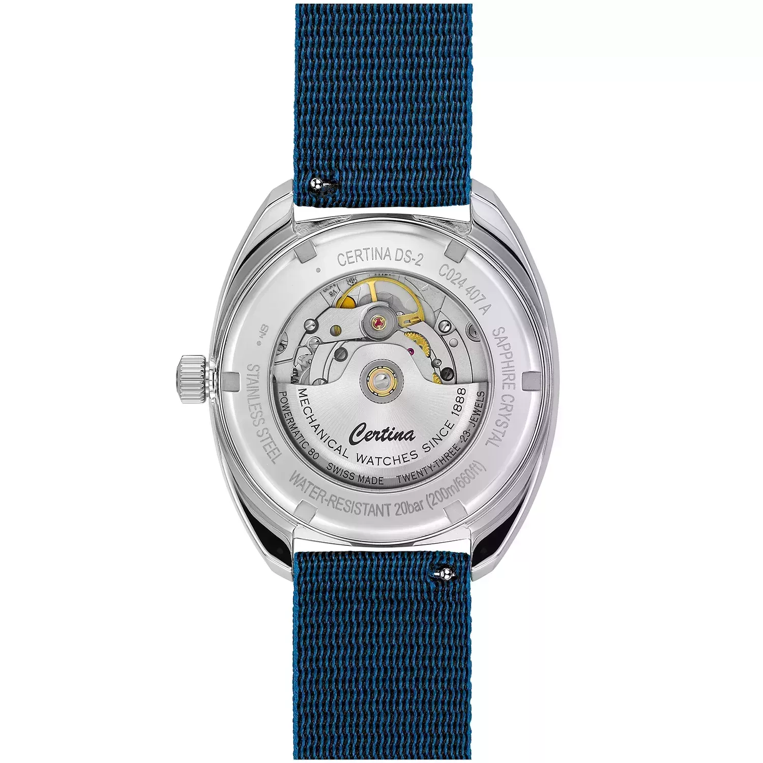 Zegarek męski Certina pasek Certina DS Powermatic 80 C024.407.18.041 (1).webp