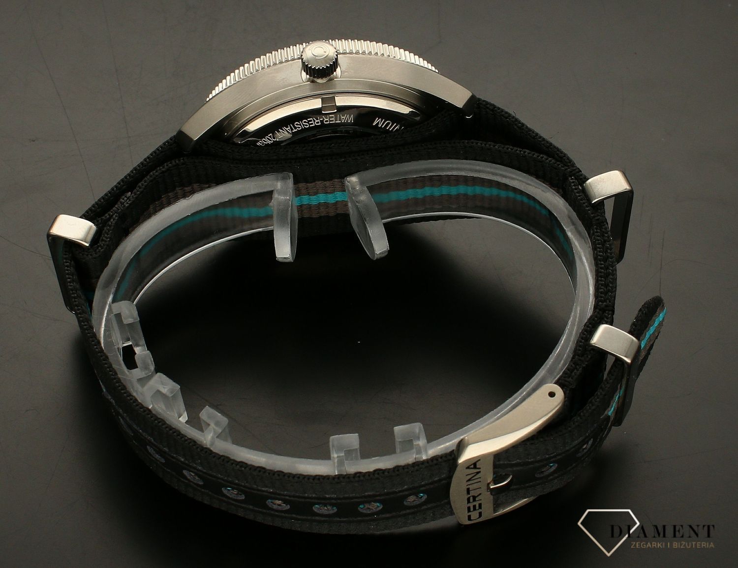 Zegarek męski Certina Limited Edition DS-2 Tourning Bezel Sea Turtle Conservancy C024.607.48.051.10 to edycja specjalna nurkowego czasomierza dla mężczyzn ceniących sobie jakość wykonania oraz ponadczasowy design. Jego stylowy wygląd wyróżni.jpg