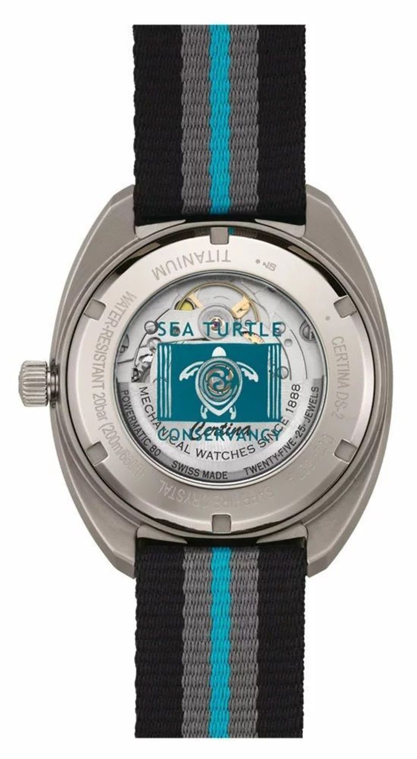 Zegarek męski Certina Limited Edition DS-2 Tourning Bezel Sea Turtle Conservancy C024.607.48.051.10 to edycja specjalna nurkowego czasomierza dla mężczyzn ceniących sobie jakość wykonania oraz ponadczasowy design. Jego stylowy wygląd wyróżni.jpg