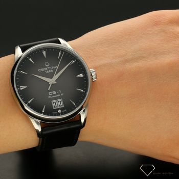 Klasyczny zegarek męski w pięknym czarnym kolorze, pięknie prezentuję się na męskim nadgarstku.✓ Zegarki Certina✓  (5).jpg