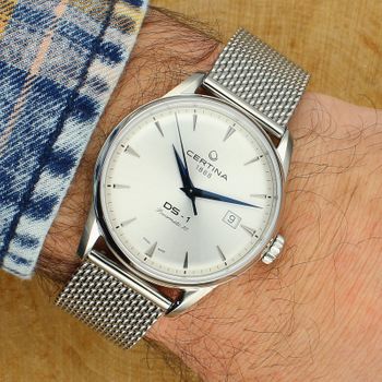 Zegarek męski Certina DS-1 Vintage Powermatic 80 C029.807.11.031.02 – automatyczny, srebrna koperta blue.jpg