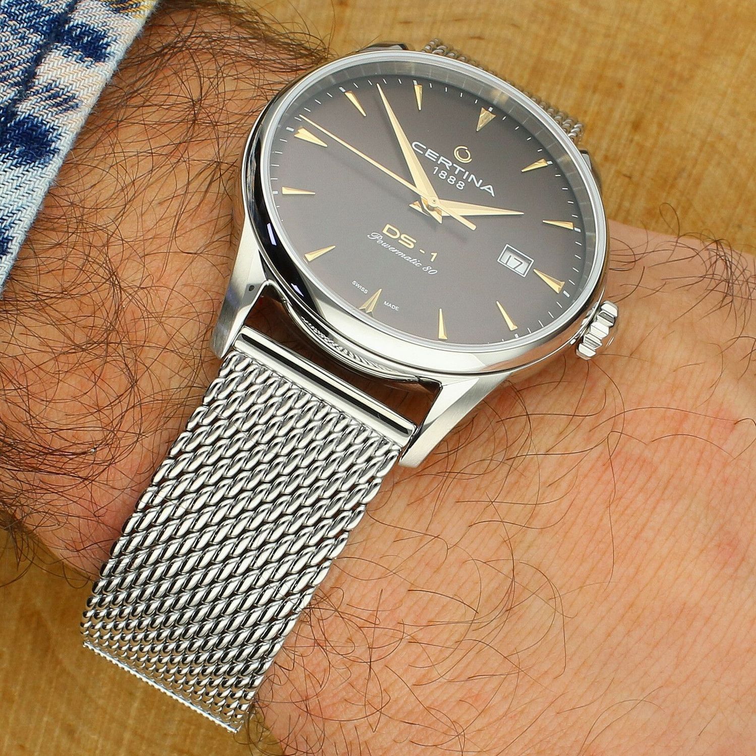 Certina DS-1 Powermatic 80 C029.807.11.291.02 - Zestaw Prezentowy – Zegarek Męski Automatyczny + Pasek Skórzany ...jpg