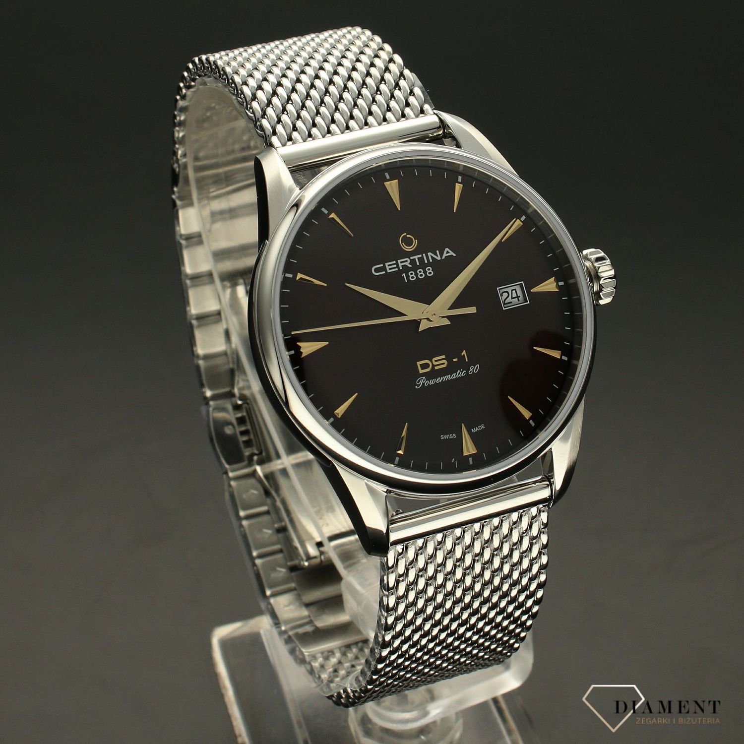 Zegarek męski  na bransolecie Certina DS-1 Powermatic 80 C029.807.11.291 (1).jpg