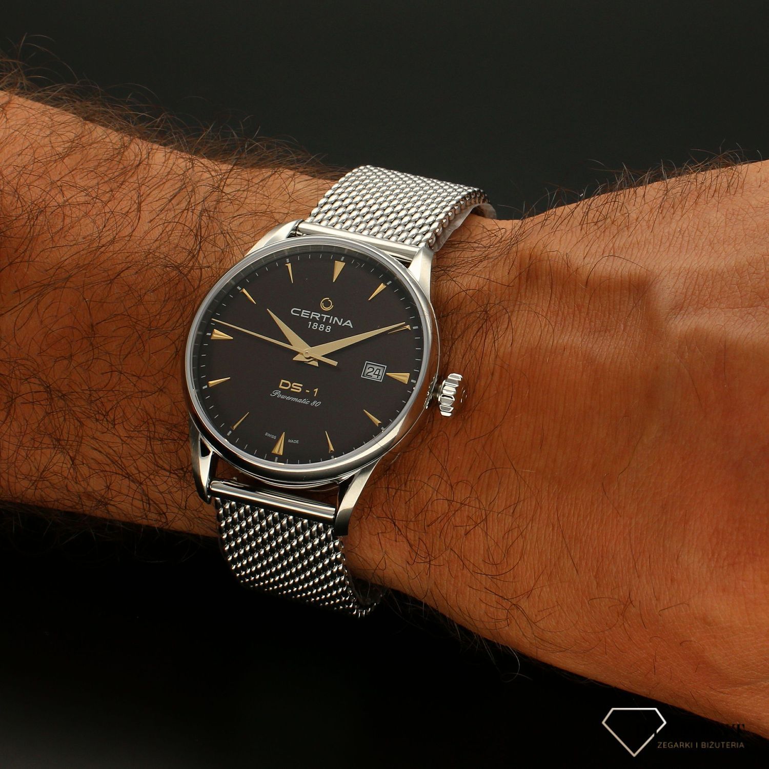 Zegarek męski  na bransolecie Certina DS-1 Powermatic 80 C029.807.11.291 (1).jpg
