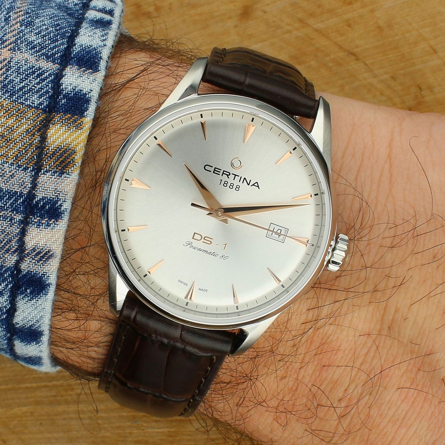 Zegarek męski Certina Urban DS-1 C029.807.16.031.01  to model stworzony dla mężczyzn, którzy szukają funkcjonalnego i eleganckiego dodatku do swojej garderoby. Powermatic 80 to mechanizm,1.jpg