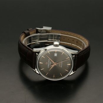 Zegarek męski Certina DS-1 Powermatic 80 C029.807.16.081.01. Elegancki męski zegarek na wytrzymałym skórzanym pasku w kolorze brązowym (3).jpg