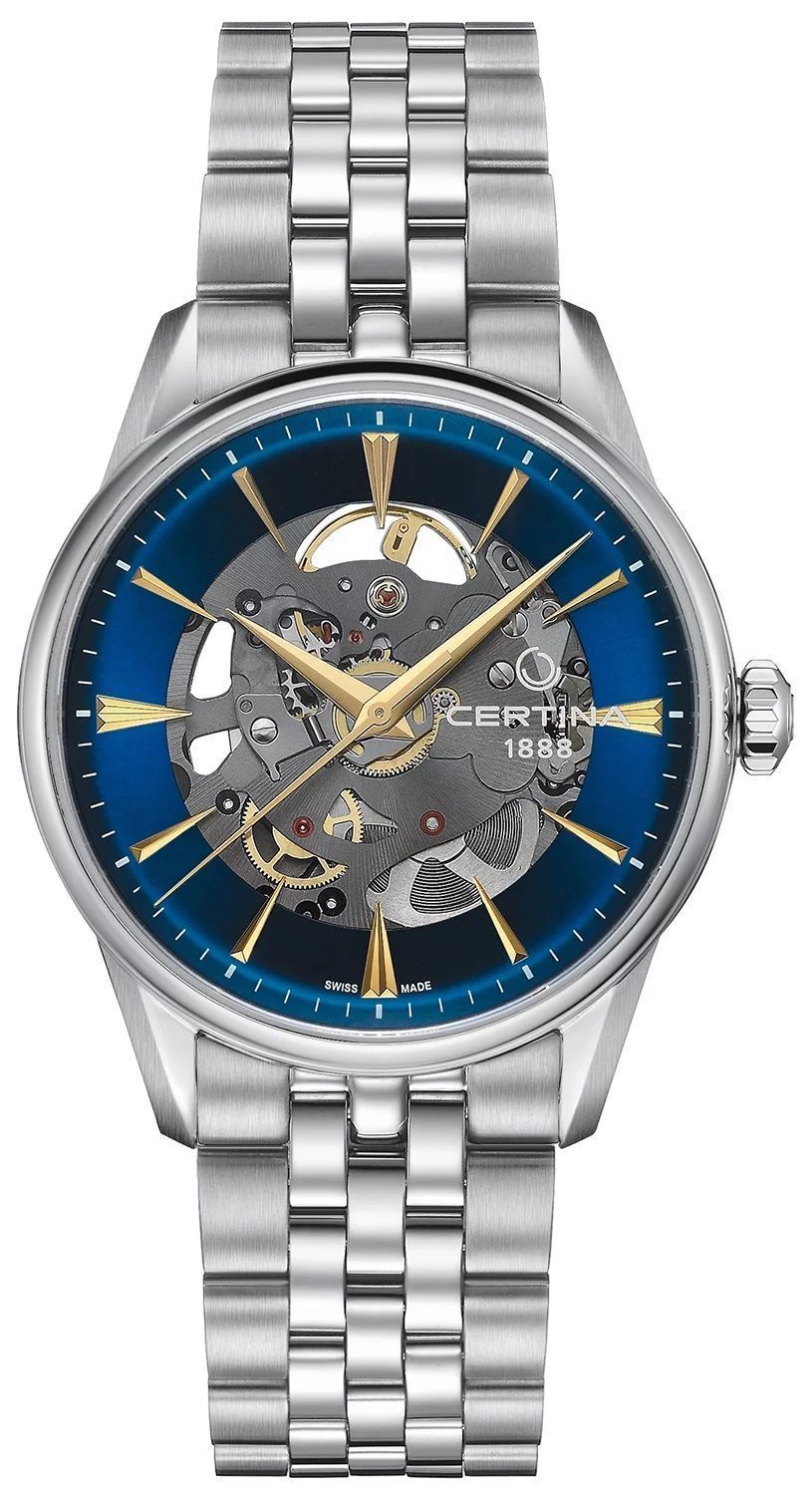 Zegarek damski Certina DS-1 Skeleton C029.907.11.041.00. Zegarek damski Certina. Zegarek Certina z widocznym mechanizmem. Zegarek damski Certina Powermatic 80. Damski zegarek Certina idealny na prezent (3).jpg