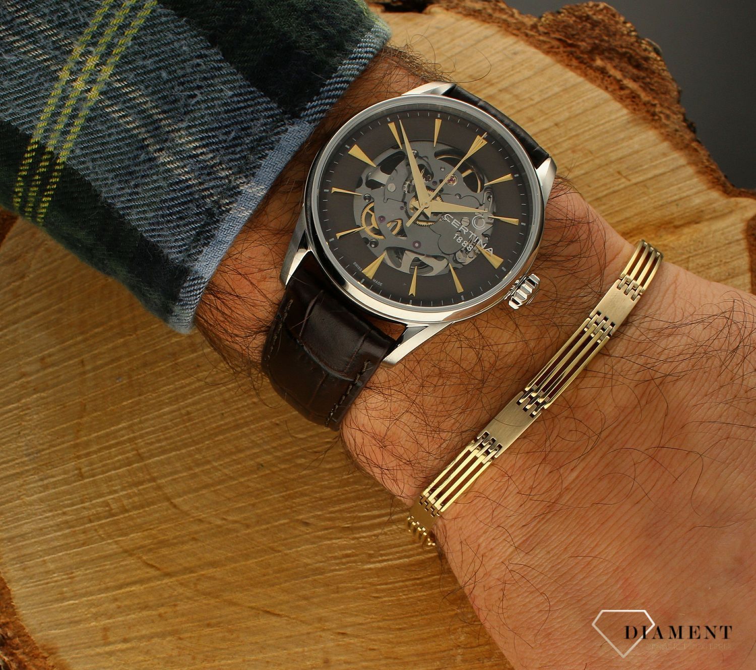 Zegarek męski Certina DS-1 Skeleton C029.907.16.081.00. Zegarek męski Certina. Zegarek męski z otwartym mechanizmem. Zegarek męski Certina automatyczny. Zegarek z systemem Double Security. Zegarek męski Certina idealny na prezent (4).jpg