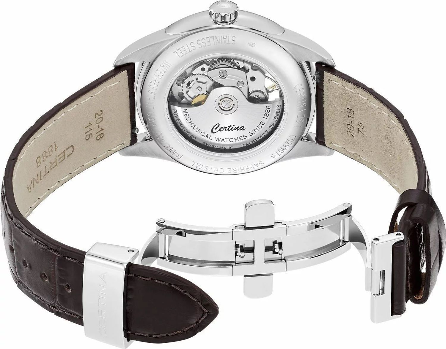 Zegarek męski Certina DS-1 Skeleton C029.907.16.081.00. Zegarek męski Certina. Zegarek męski z otwartym mechanizmem. Zegarek męski Certina automatyczny. Zegarek z systemem Double Security. Zegarek męski Certina idealny na prezent (4).jpg