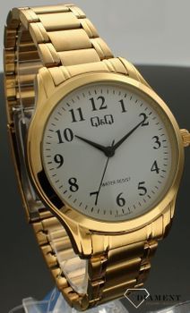Zegarek męski QQ na złotej bransolecie C02A-002P (1).jpg