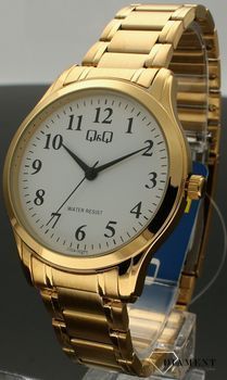 Zegarek męski QQ na złotej bransolecie C02A-002P (2).jpg