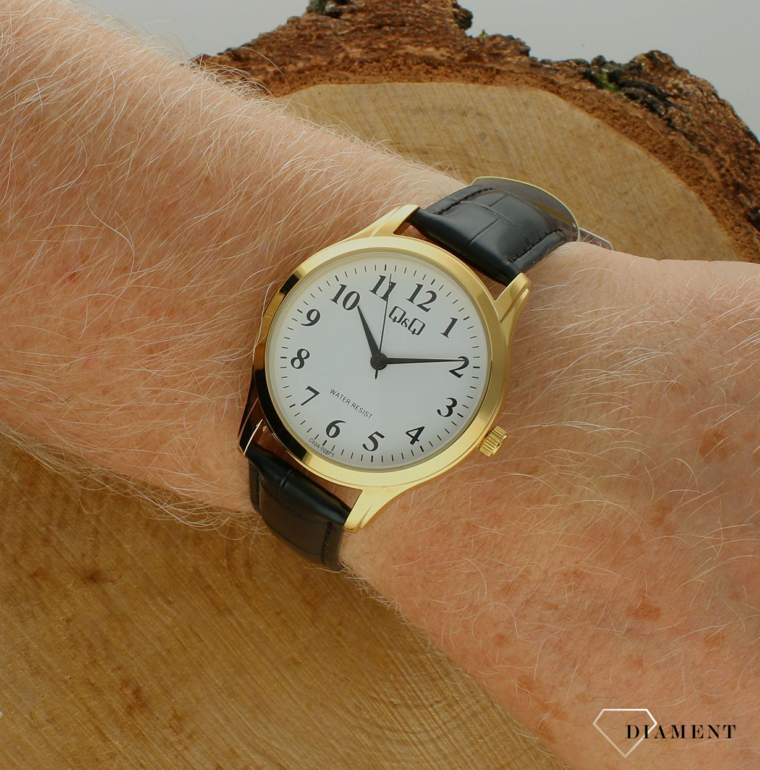 Zegarek męski QQ wyraźny z cyframi na pasku C02A-008P. Tani zegarek męski. Zegarek męski z cyframi. Wyraźny zegarek męski na pasku. Zegarek dla seniora. Zegarek dla emeryta. Prezent dla mężczyzny..jpg