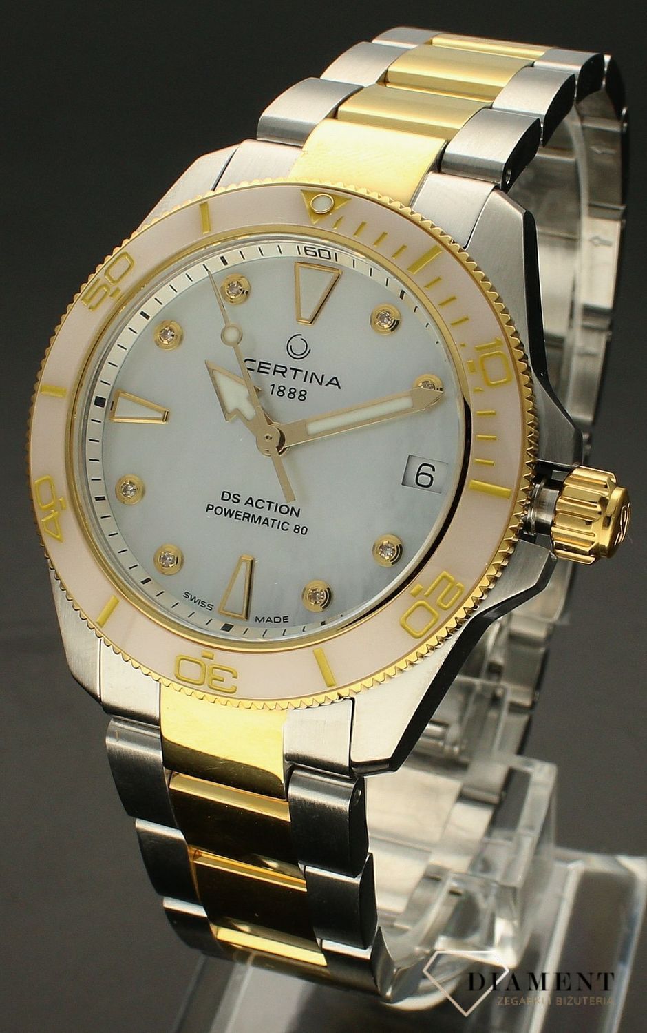 Zegarek damski Certina DS Action Lady Diamonds Powermatic 80 C032.007.22.116 (2).jpg