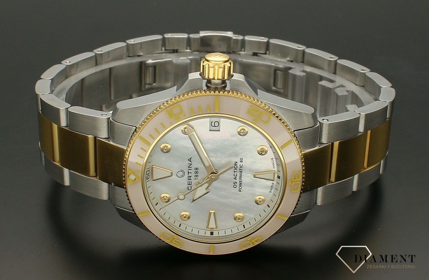 Zegarek damski Certina DS Action Lady Diamonds Powermatic 80 C032.007.22.116 (2).jpg