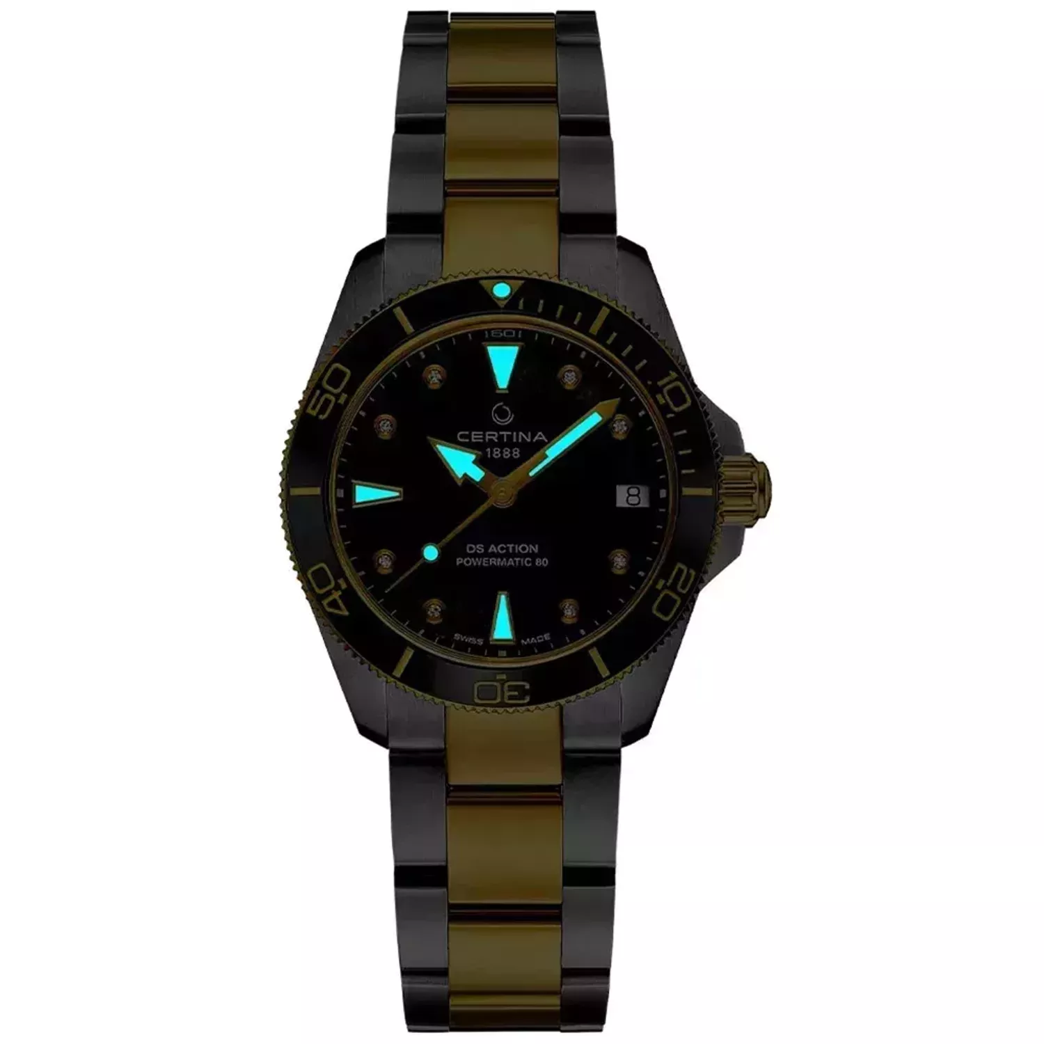 Zegarek damski na bransolecie Certina DS Action Lady Diamonds Powermatic 80 (2).webp