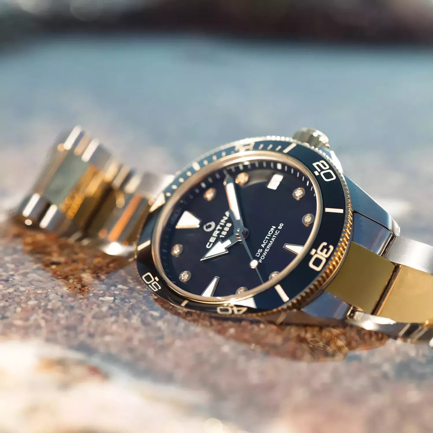 Zegarek damski na bransolecie Certina DS Action Lady Diamonds Powermatic 80 (2).webp