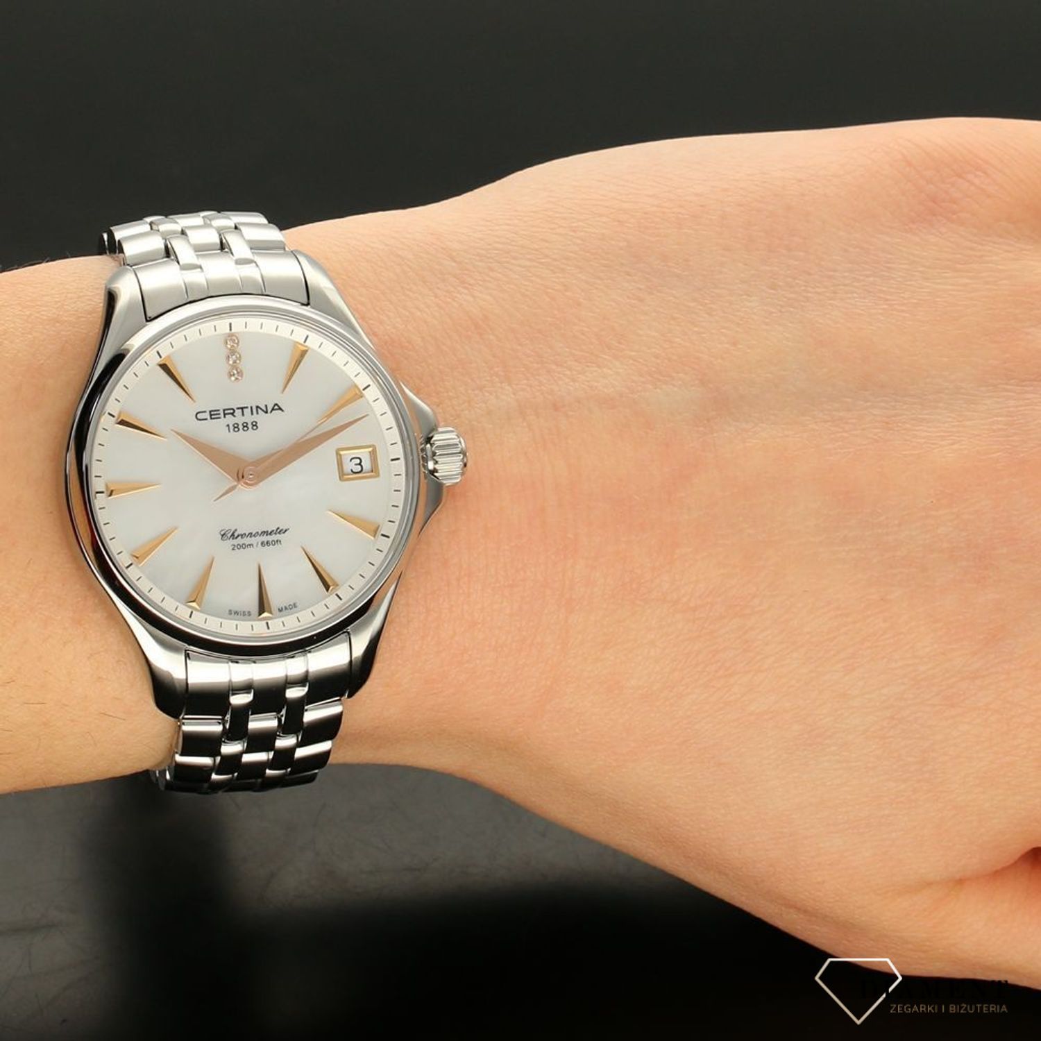 Zegarek damski Certina DS Action Lady Diamonds Chronometer C032.051.11.116.00.jpg