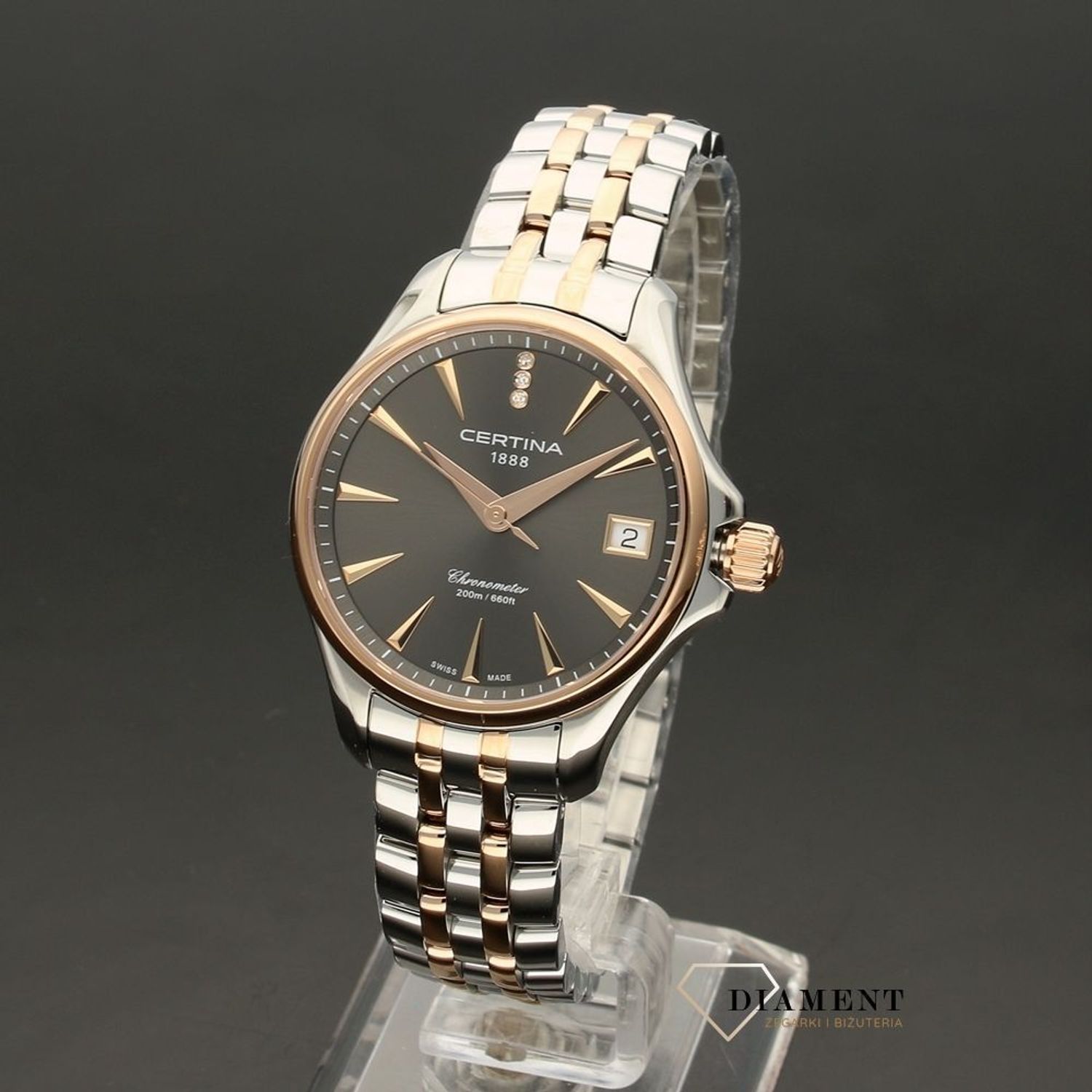 Zegarek damski Certina DS Action Lady Diamonds Chronometer C032.051.22.086.00.jpg