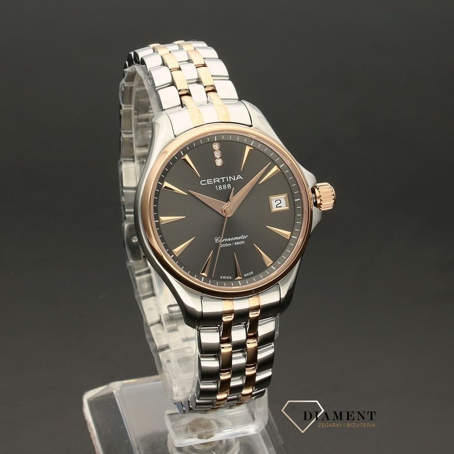Zegarek damski Certina DS Action Lady Diamonds Chronometer C032.051.22.086.00.jpg