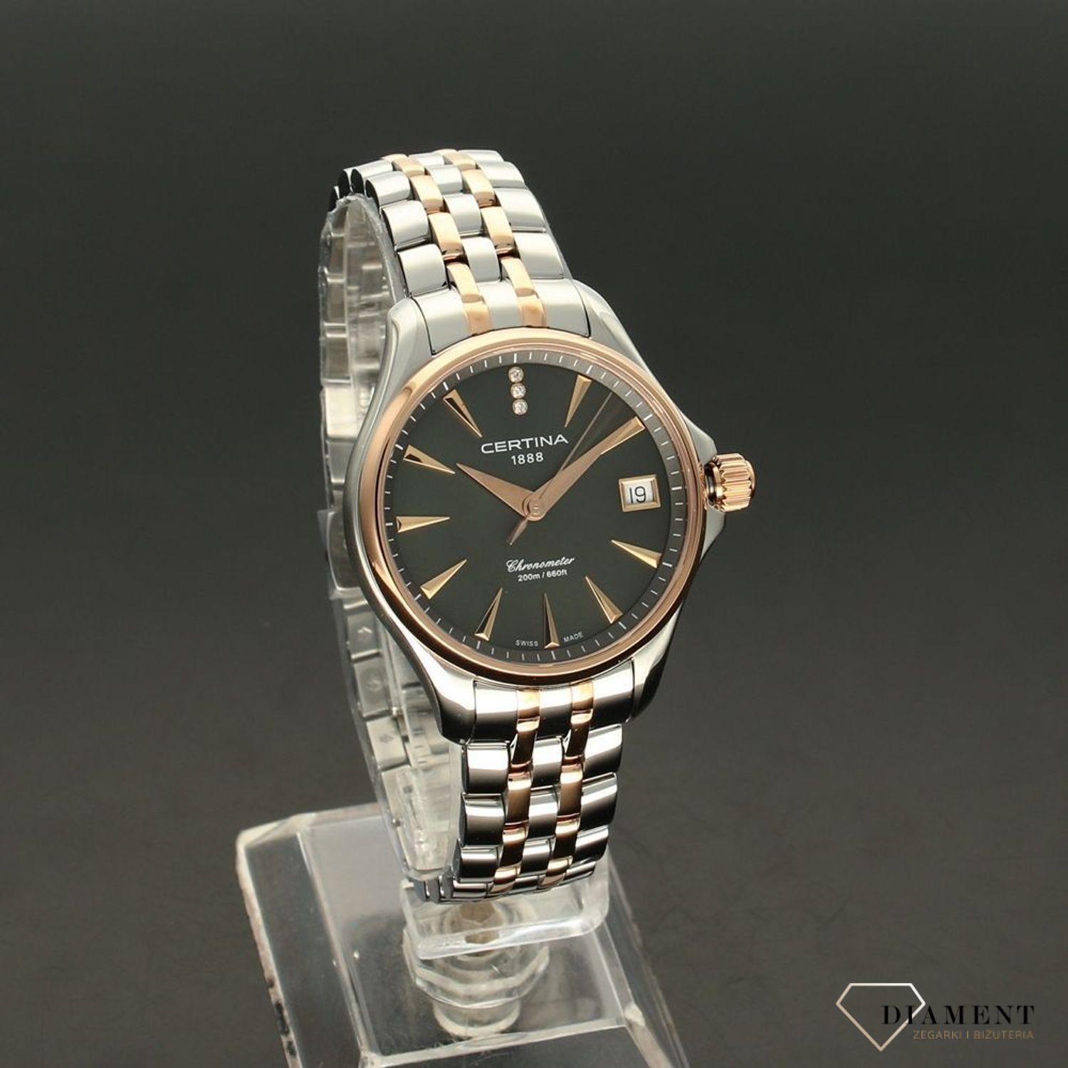 Zegarek damski Certina DS Action Lady Diamonds Chronometer C032.051.22.126.00.jpg