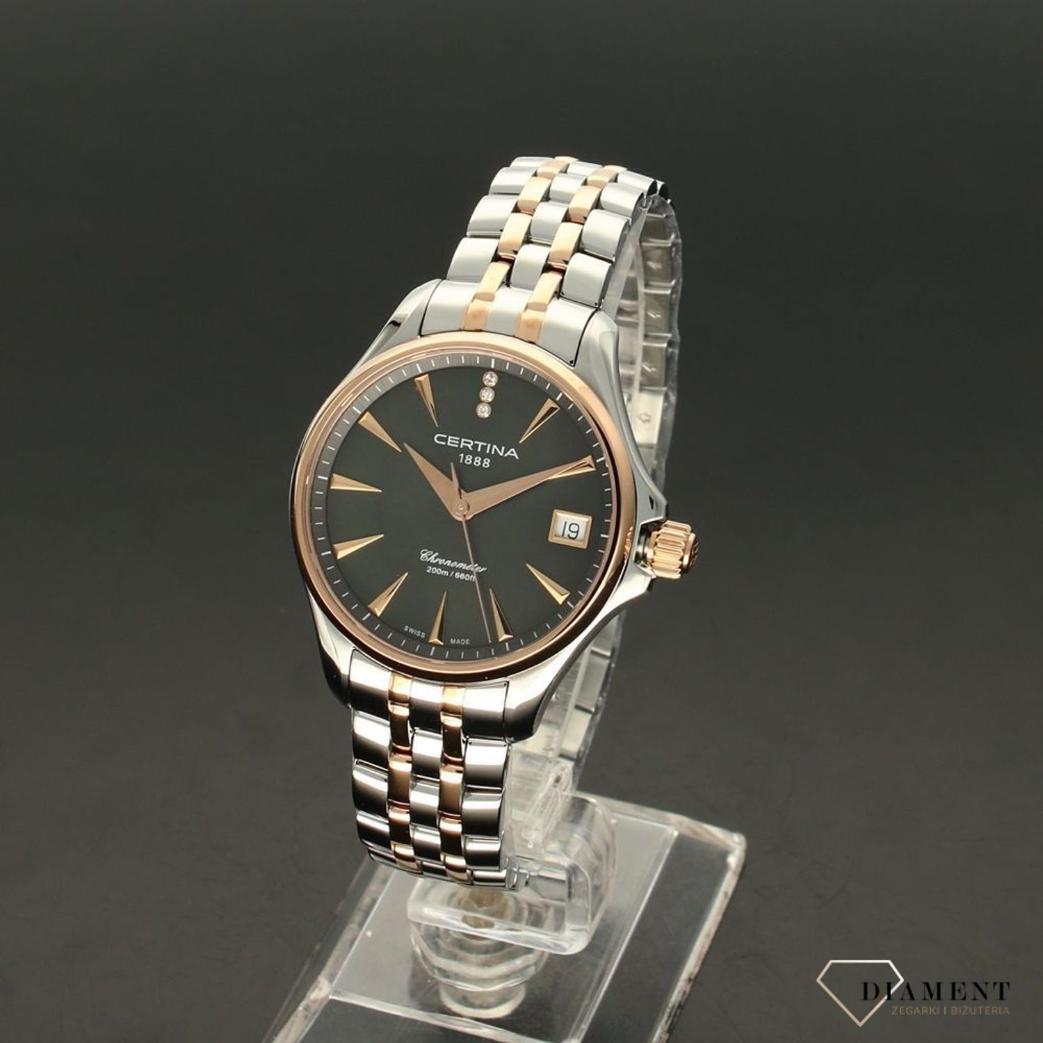 Zegarek damski Certina DS Action Lady Diamonds Chronometer C032.051.22.126.00.jpg