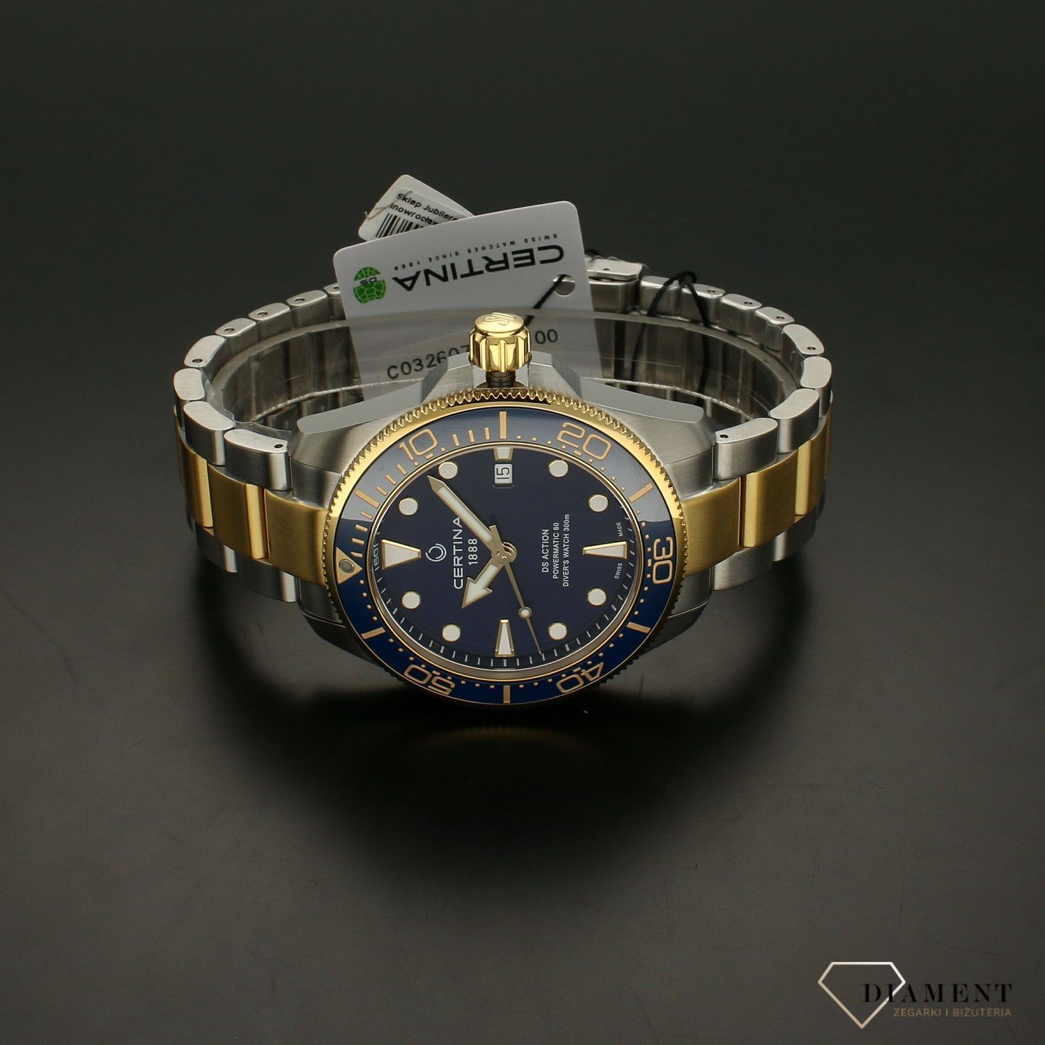 Zegarek ⌚ damski mechaniczny Certina DS Diver Powermatic 80 C032.607.22.041.00  (1).webp